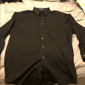 Black button down dress shirt